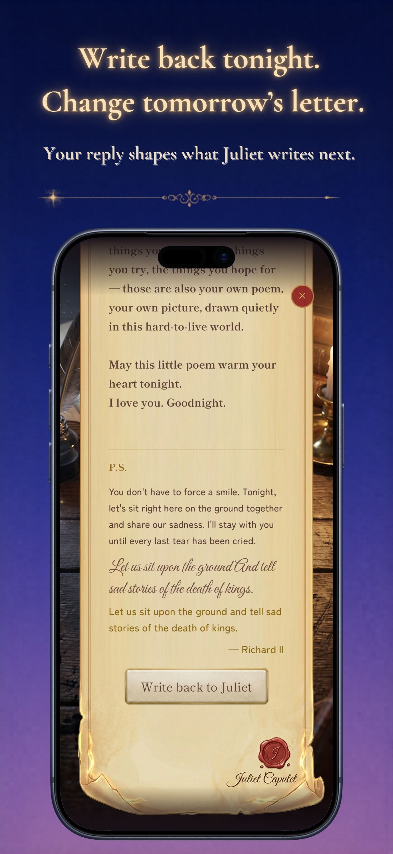 Dear Juliet — screenshot 3