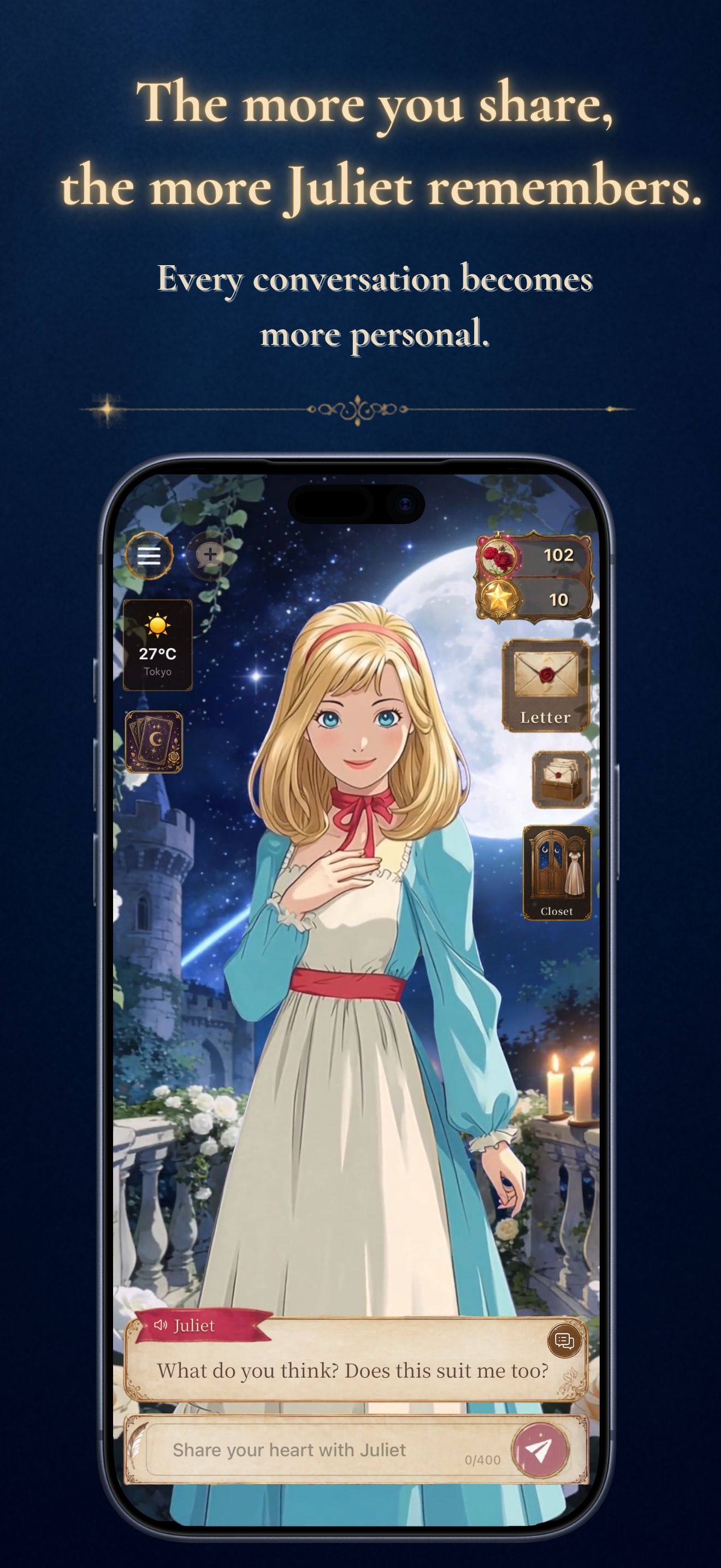 Dear Juliet — screenshot 4